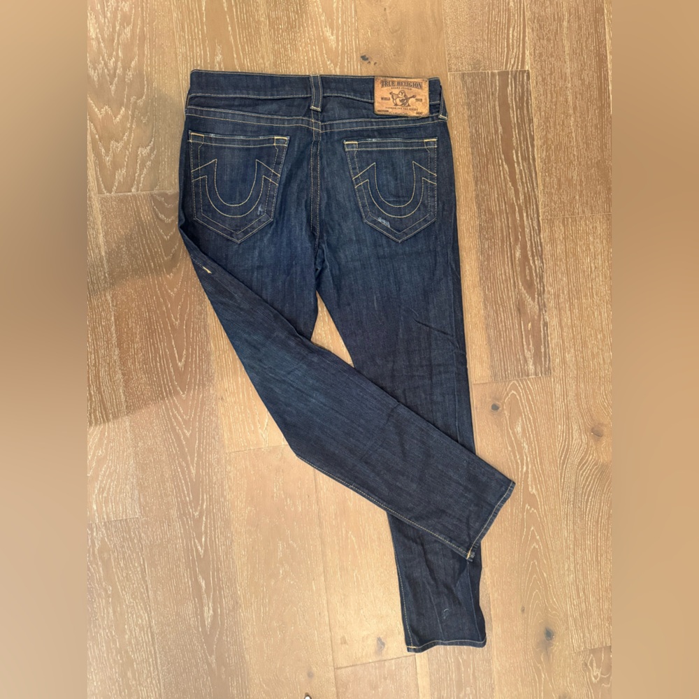 True Religion Men's Dark Blue Skinny Jeans - Picture 2 of 2